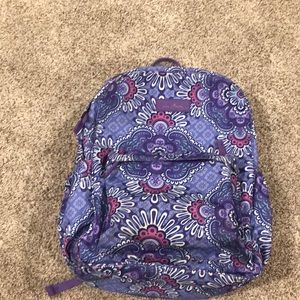 Lilac tapestry Vera Bradley backpack